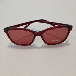 VTG Diane Von Furstenberg DVF 686S 600 CRYSTAL RUBY RED SUNGLASSES NEW